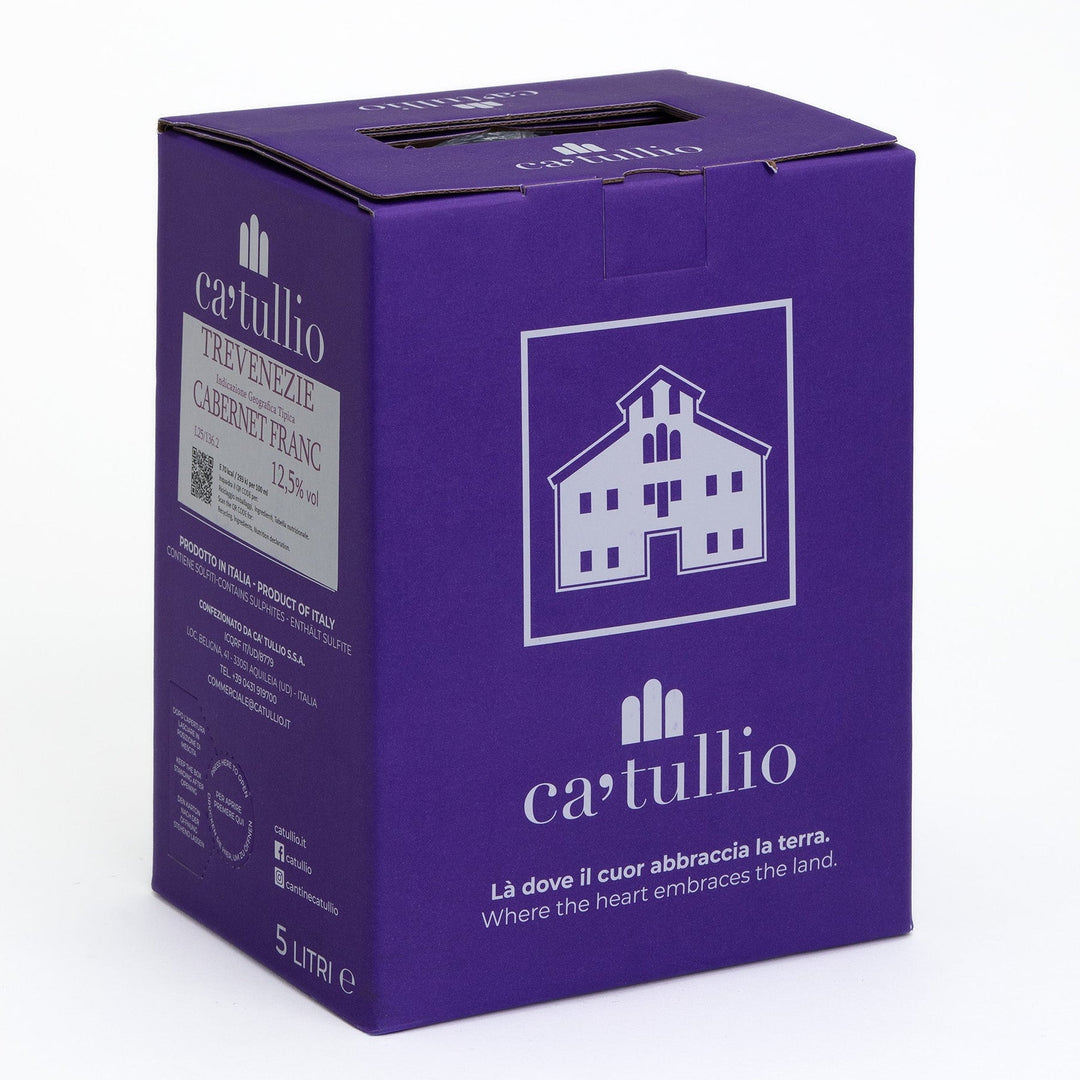 Vino Cabernet Franc Trevenezie IGT Ca’ Tullio bag in box da 5 litri