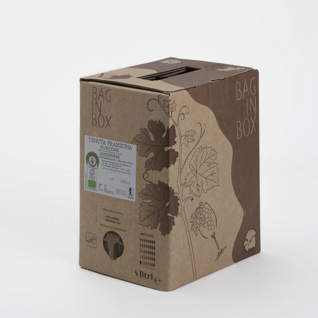 Sangiovese Biologico Bag in Box 5 litri Tenuta Franzona
