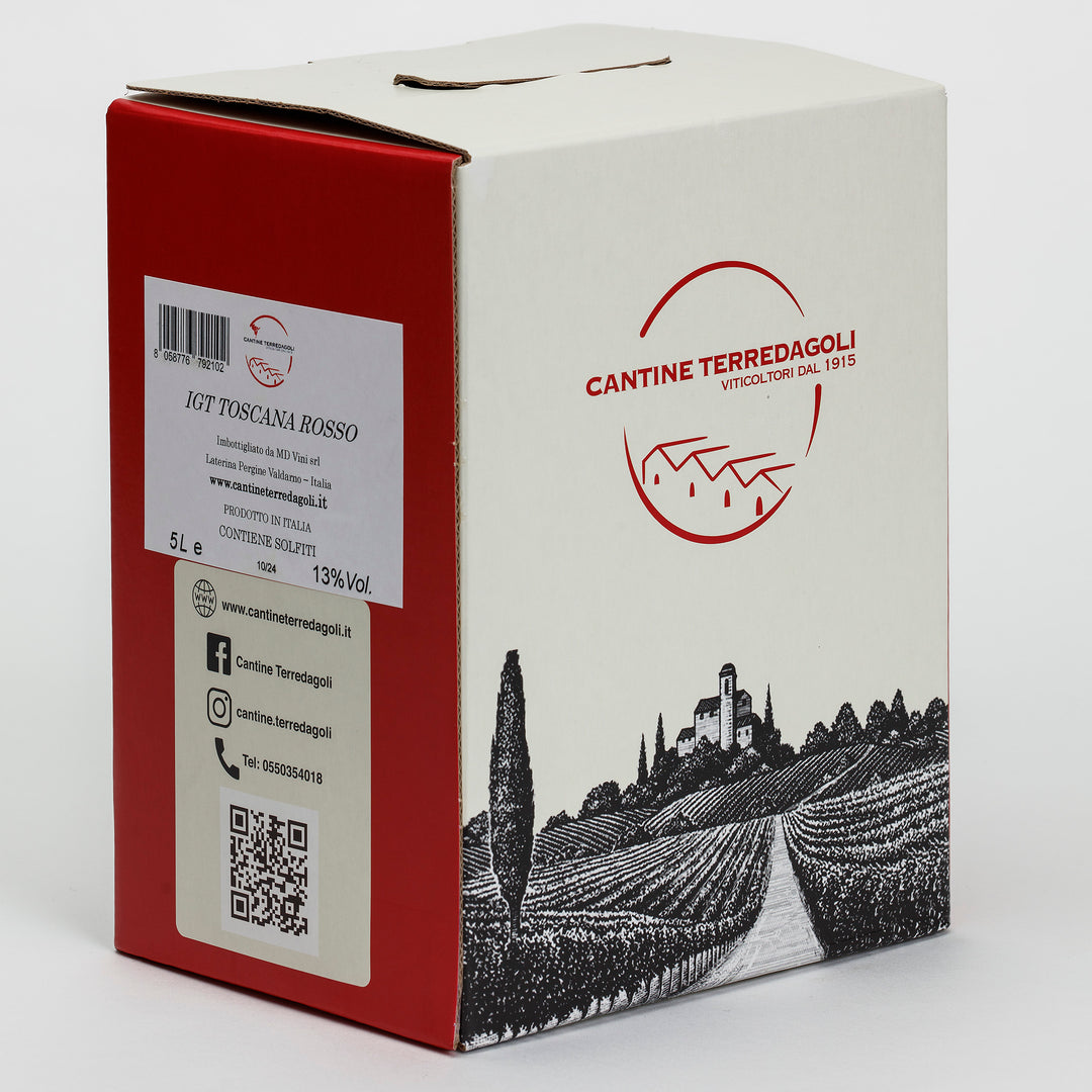 Vino Rosso Toscana IGT Bag in Box 5 litri