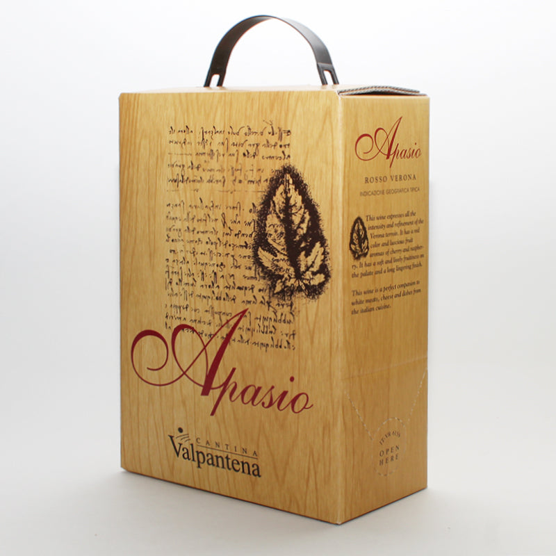 Apasio vino rosso bag in box da 3 lt prodotto dalla cantina valpantena