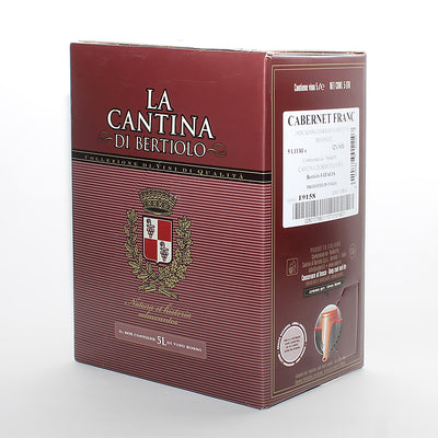 Cabernet franc vino bag in box da 5 litri prodotto da Cantina di Bertiolo