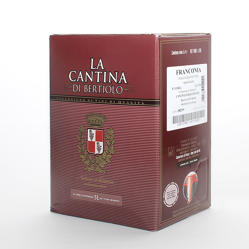 Franconia bag in box da 5 litri prodotto da Cantina di Bertiolo