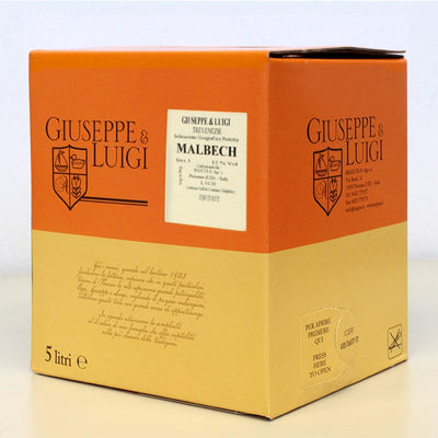 Malbech bag in box da 5 litri prodotto da Reguta di Giuseppe e Luigi Anselmi